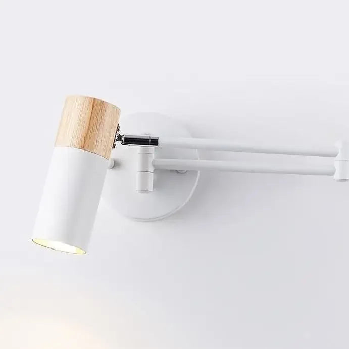 Applique murale bras articulé blanc