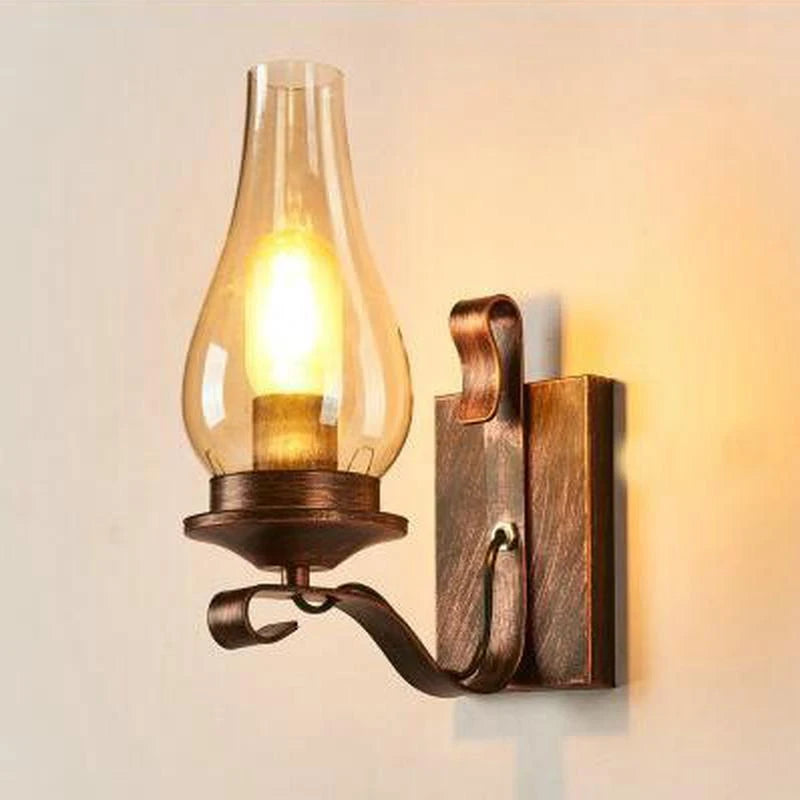 Applique murale campagne B Rouille