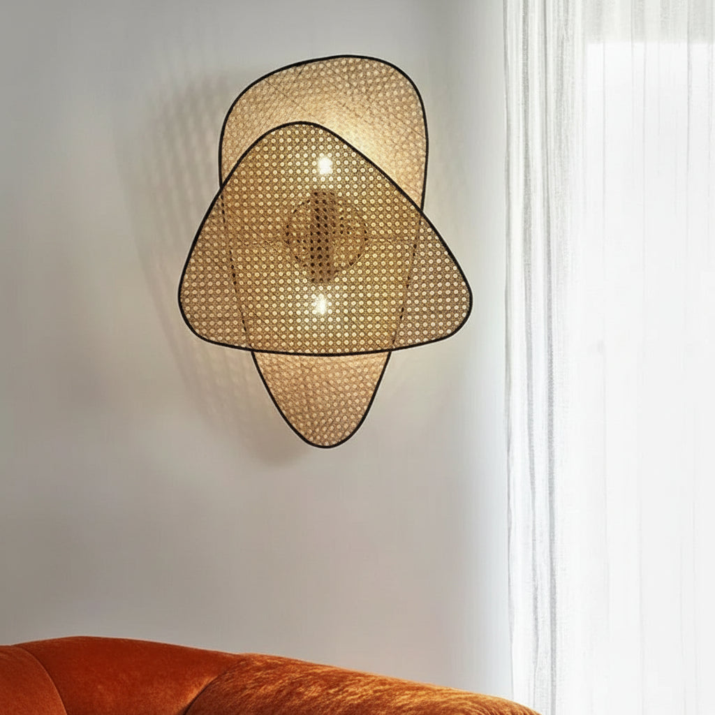 Applique murale cannage Salon