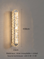 Applique murale en cristal design - Vignette | VAM - Maison Lumière