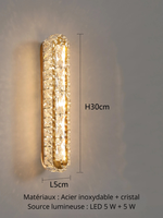 Applique murale en cristal design - Vignette | VAM - Maison Lumière