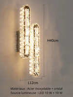 Applique murale en cristal design - Vignette | VAM - Maison Lumière