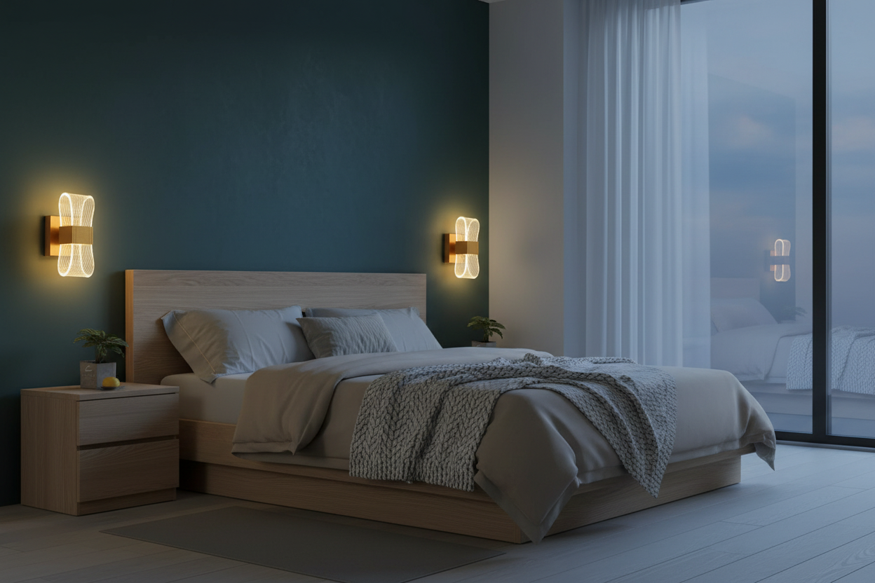 Applique murale de luxe chambre de nuit