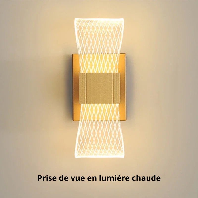 Applique murale de luxe lumière chaude