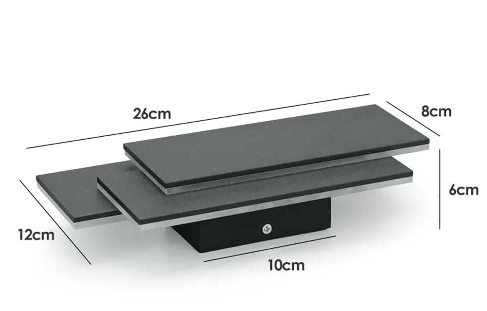 Applique murale décorative noir A