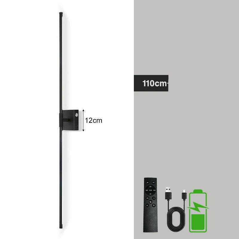 Applique murale dimmable Noir