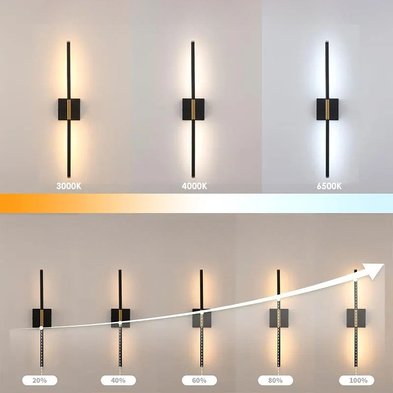 Applique murale dimmable couleur