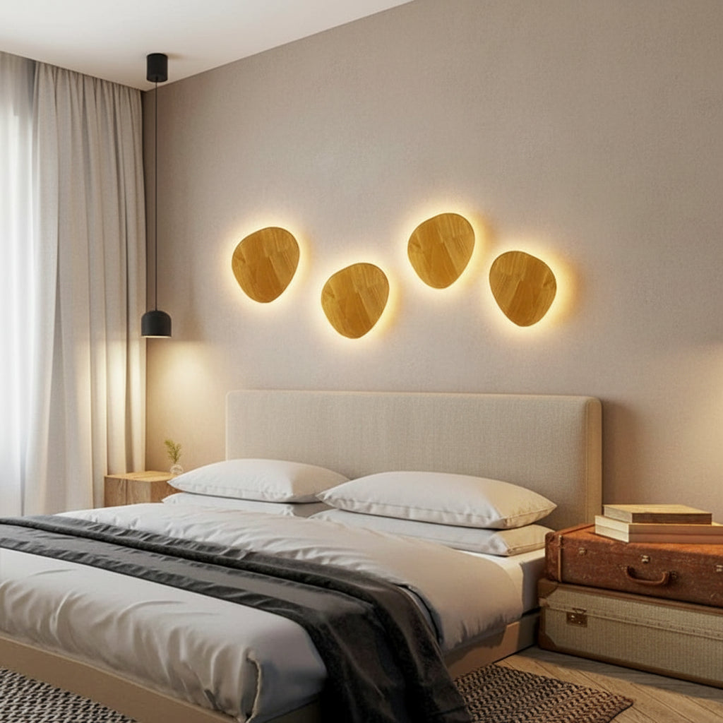 Applique murale en bois chambre