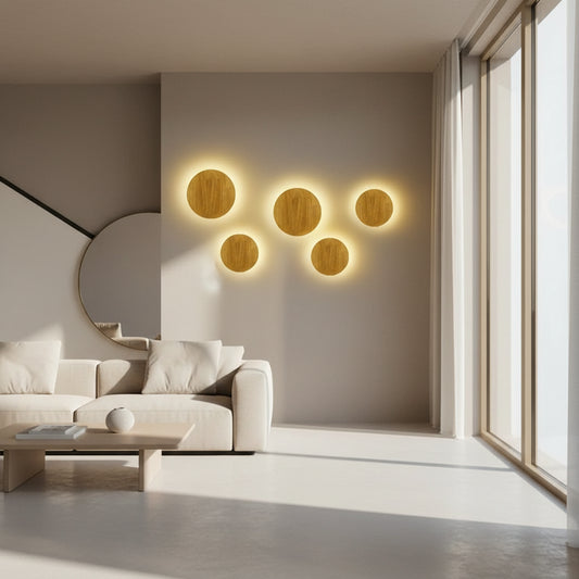 Applique murale en bois salon