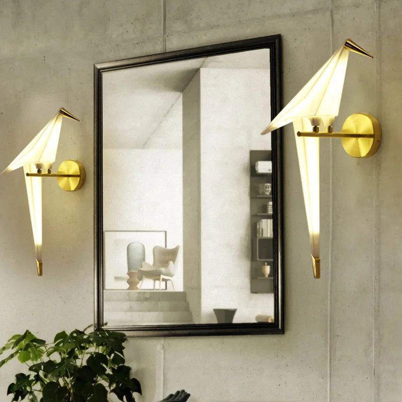 Applique murale en papier double