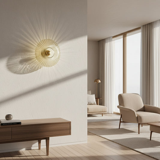 Applique murale en verre salon