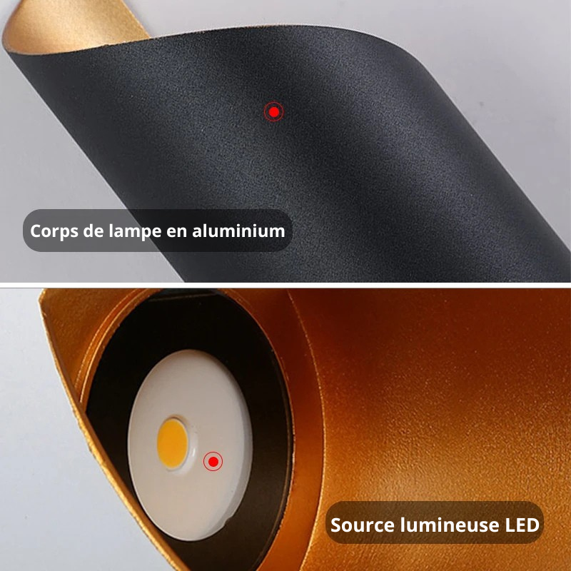 Applique murale entrée détails