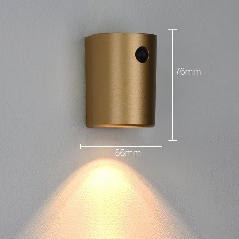 Applique murale escalier OR