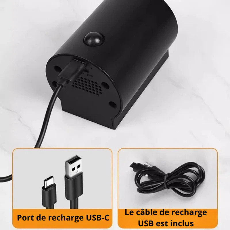 Applique murale escalier port de recgarge usb-c