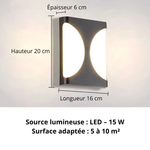 Applique murale exterieur design - Vignette | VAM - Maison Lumière