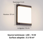 Applique murale exterieur design - Vignette | VAM - Maison Lumière