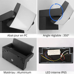 Applique murale extérieur détecteur de mouvement - Vignette | VAM - Maison Lumière