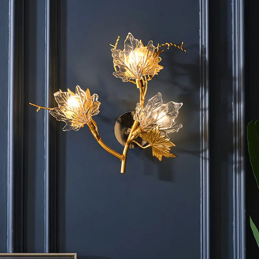 Applique murale feuille