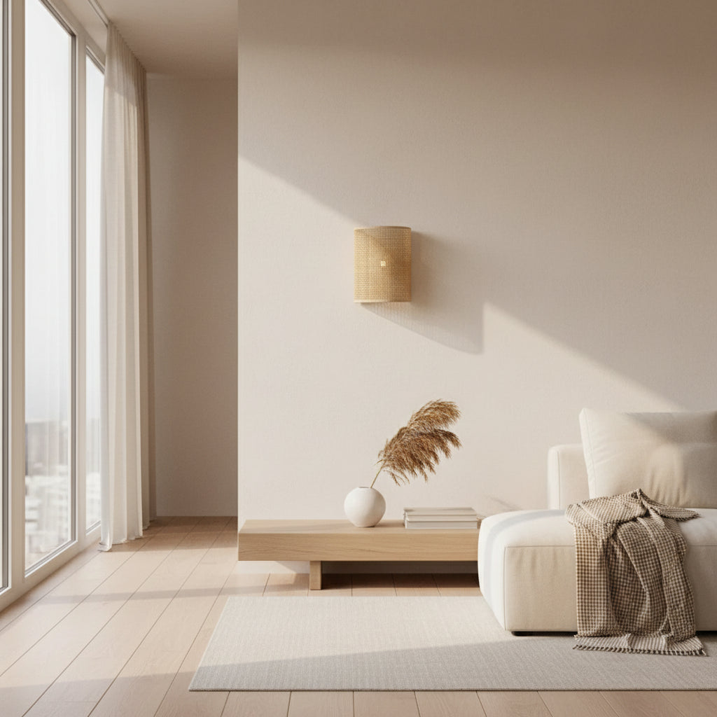 Applique murale fibre naturelle