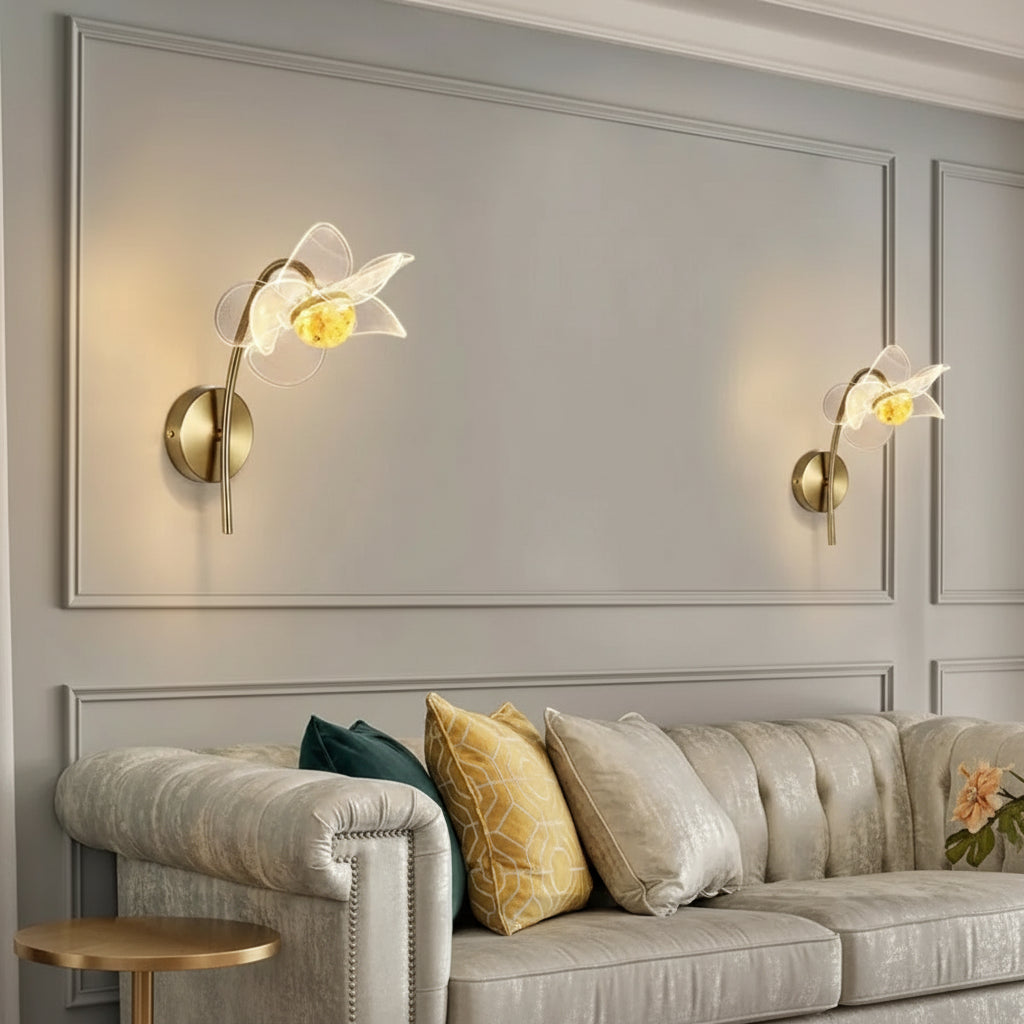 Applique murale fleur Salon