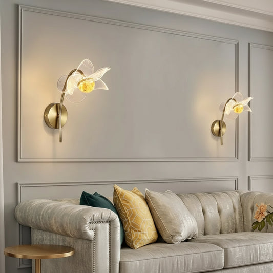 Applique murale fleur Salon