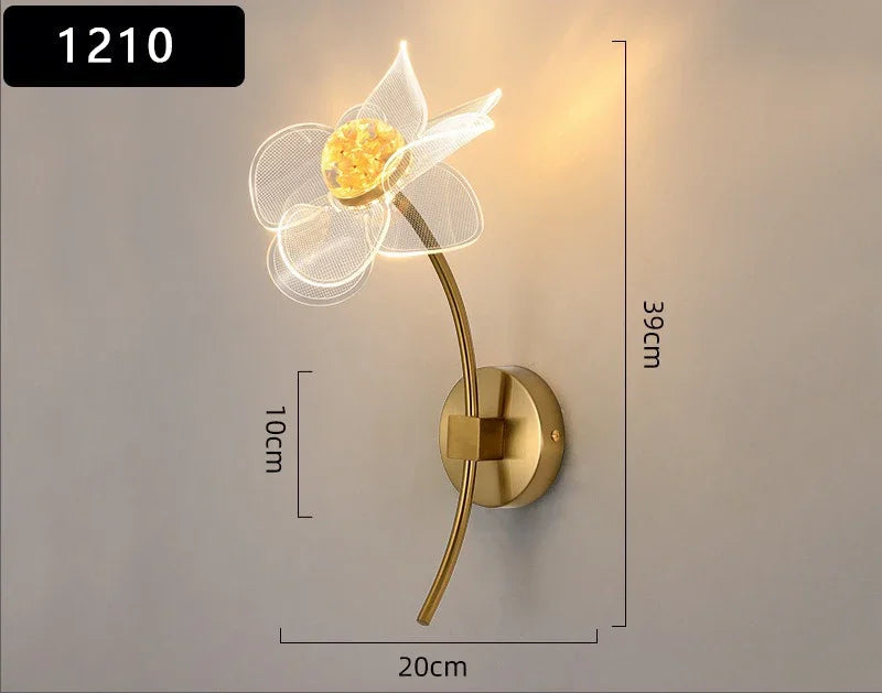 Applique murale fleur vintage 1210