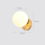 Applique murale globe verre - Vignette | VAM - Maison Lumière