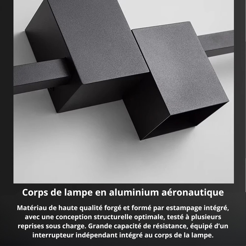 Applique murale horizontale details