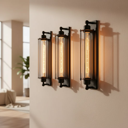 Applique murale industrielle hall d'entrée