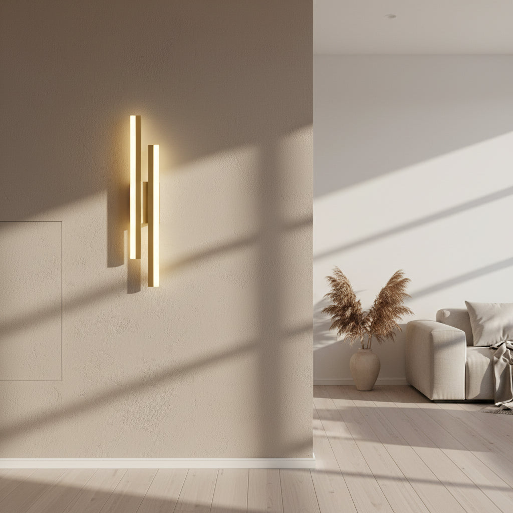 Applique murale intérieur or salon beige