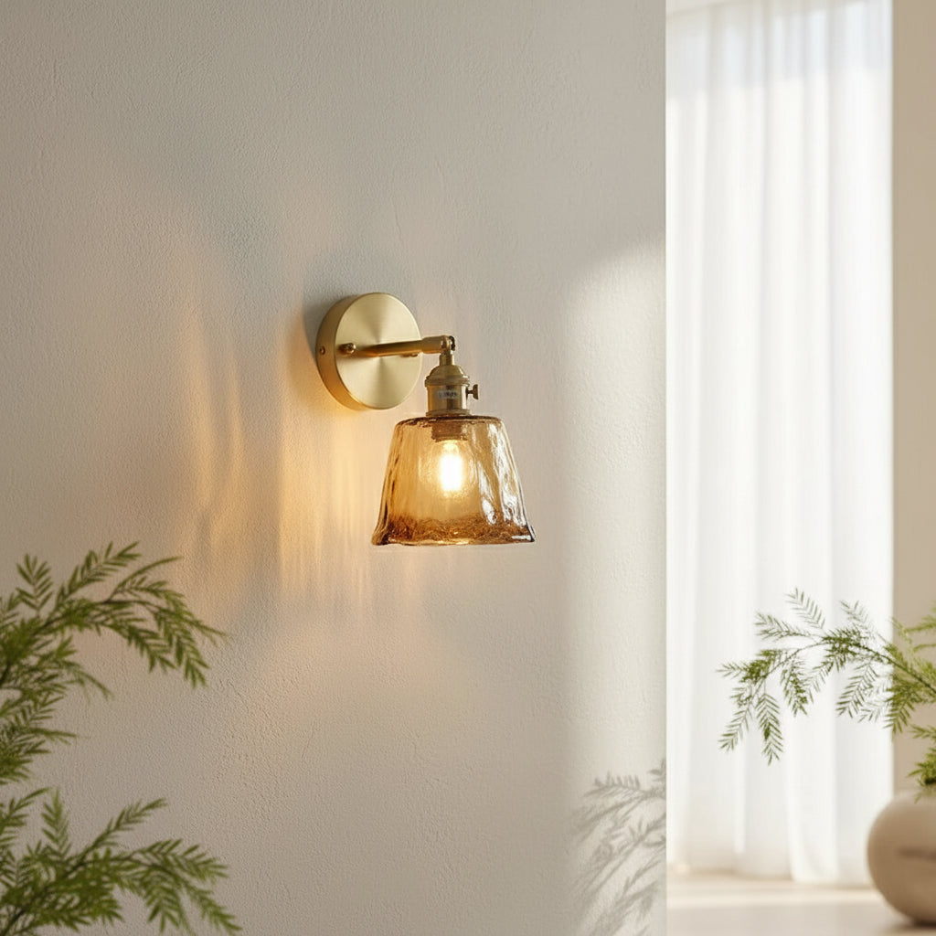 Applique murale japonaise allumé