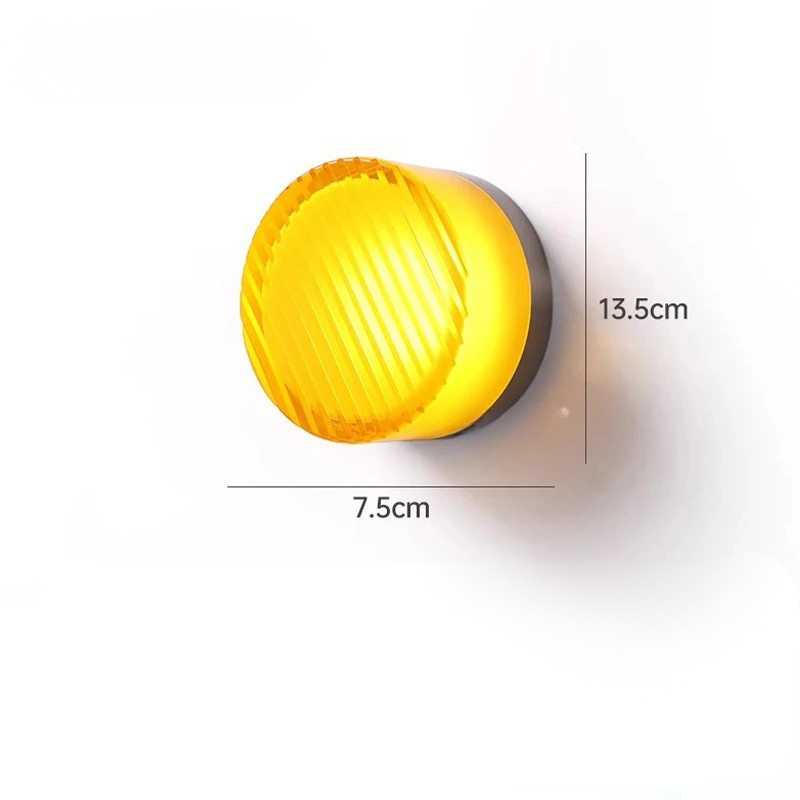 Applique murale jaune Ambre A