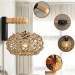 Applique murale jute - Vignette | VAM - Maison Lumière