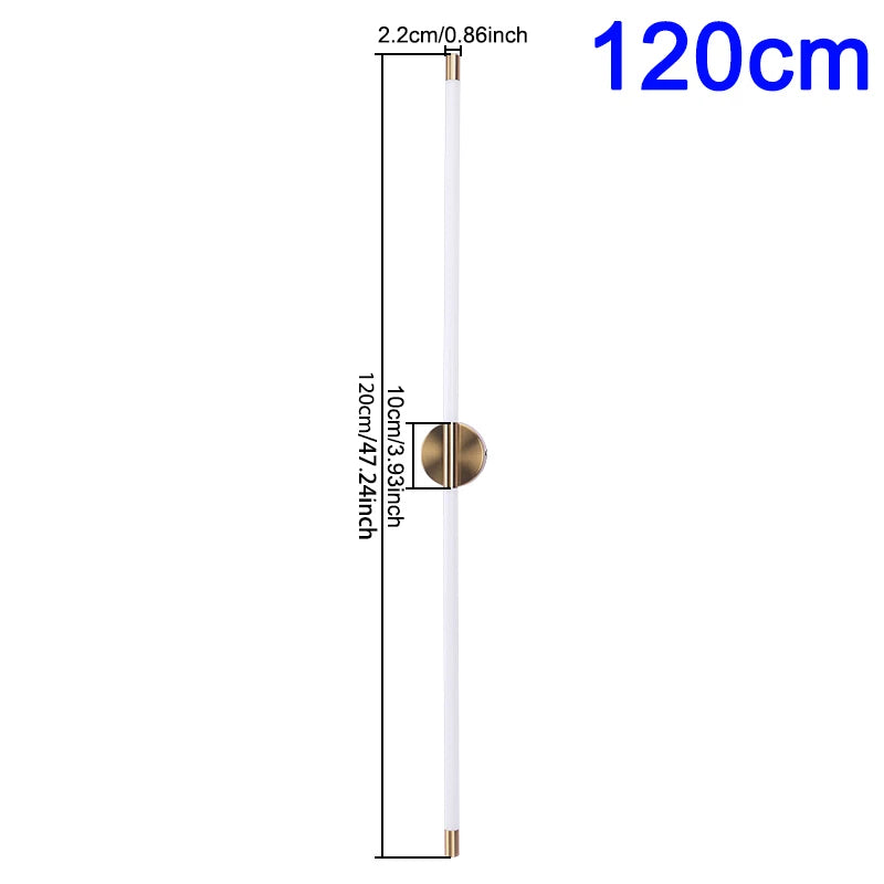 Applique murale linéaire 120 cm