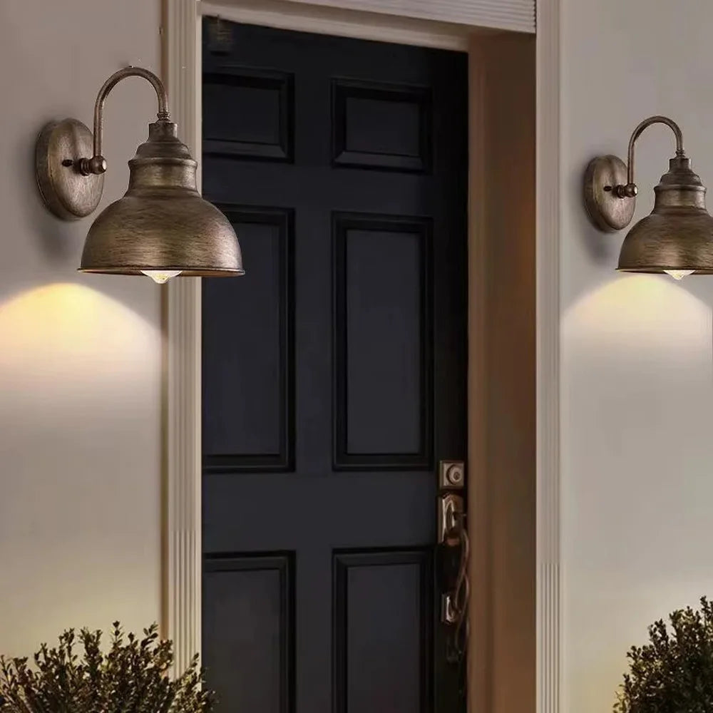 Applique murale métal entrée