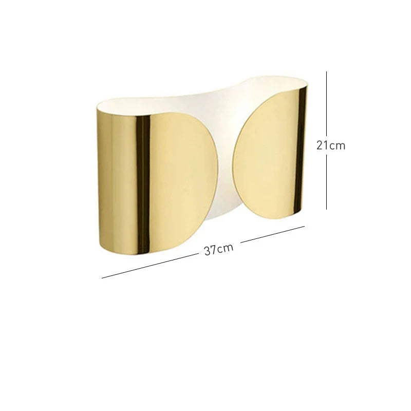 Applique murale métal or grand