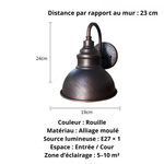 Applique murale métal - Vignette | VAM - Maison Lumière