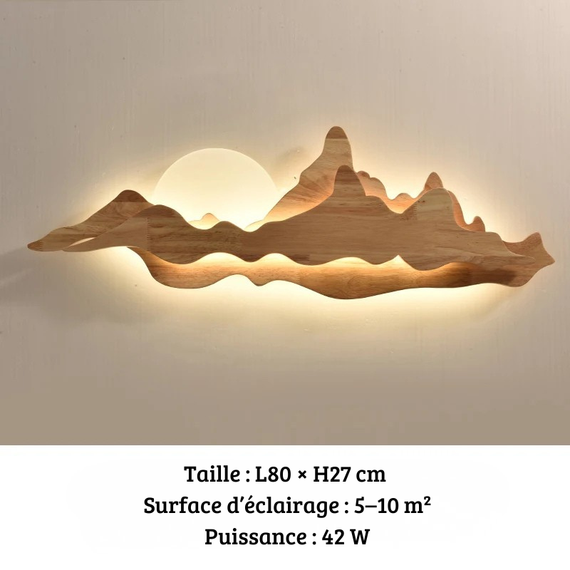 Applique murale montagne A 80cm