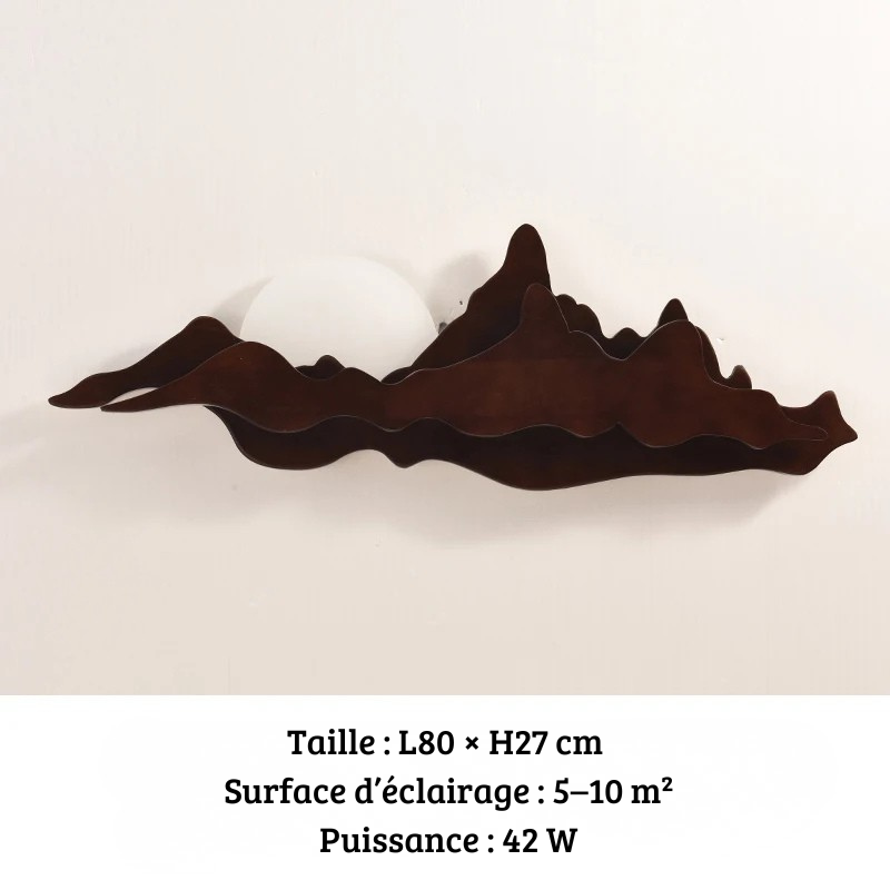 Applique murale montagne B 80cm