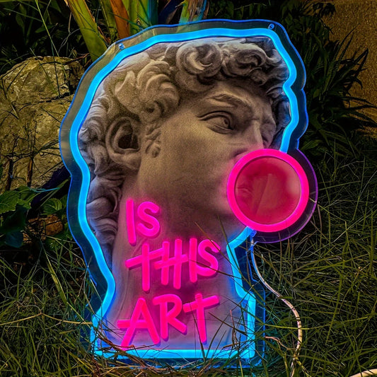 Applique murale néon A