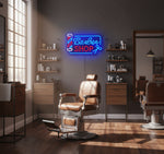 Applique murale néon barber - Vignette | VAM - Maison Lumière