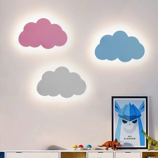 Applique murale nuage coloris