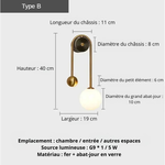 Applique murale or - Vignette | VAM - Maison Lumière