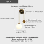 Applique murale or - Vignette | VAM - Maison Lumière