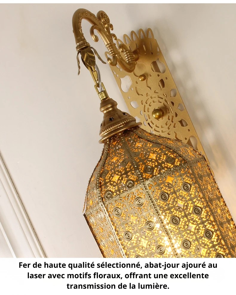 Applique murale orientale Salon Détails