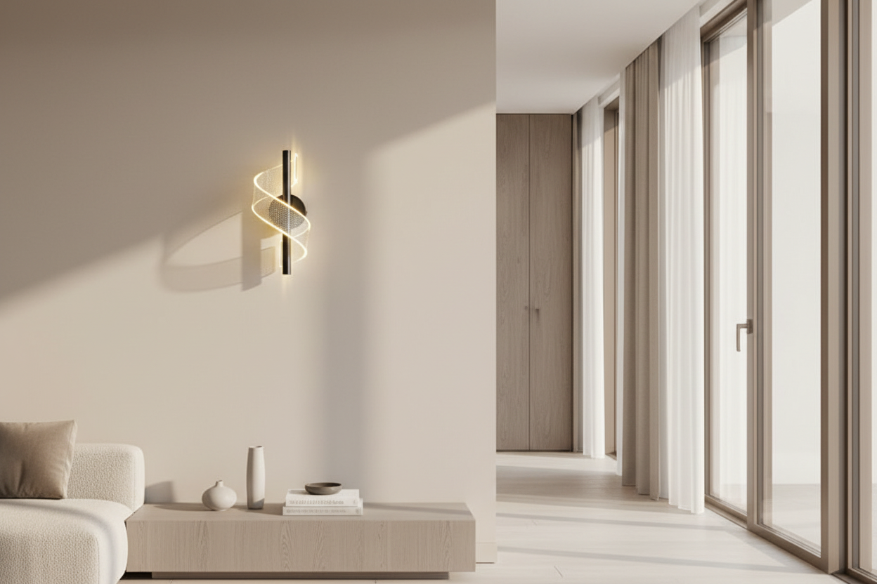 Applique murale originale noir salon