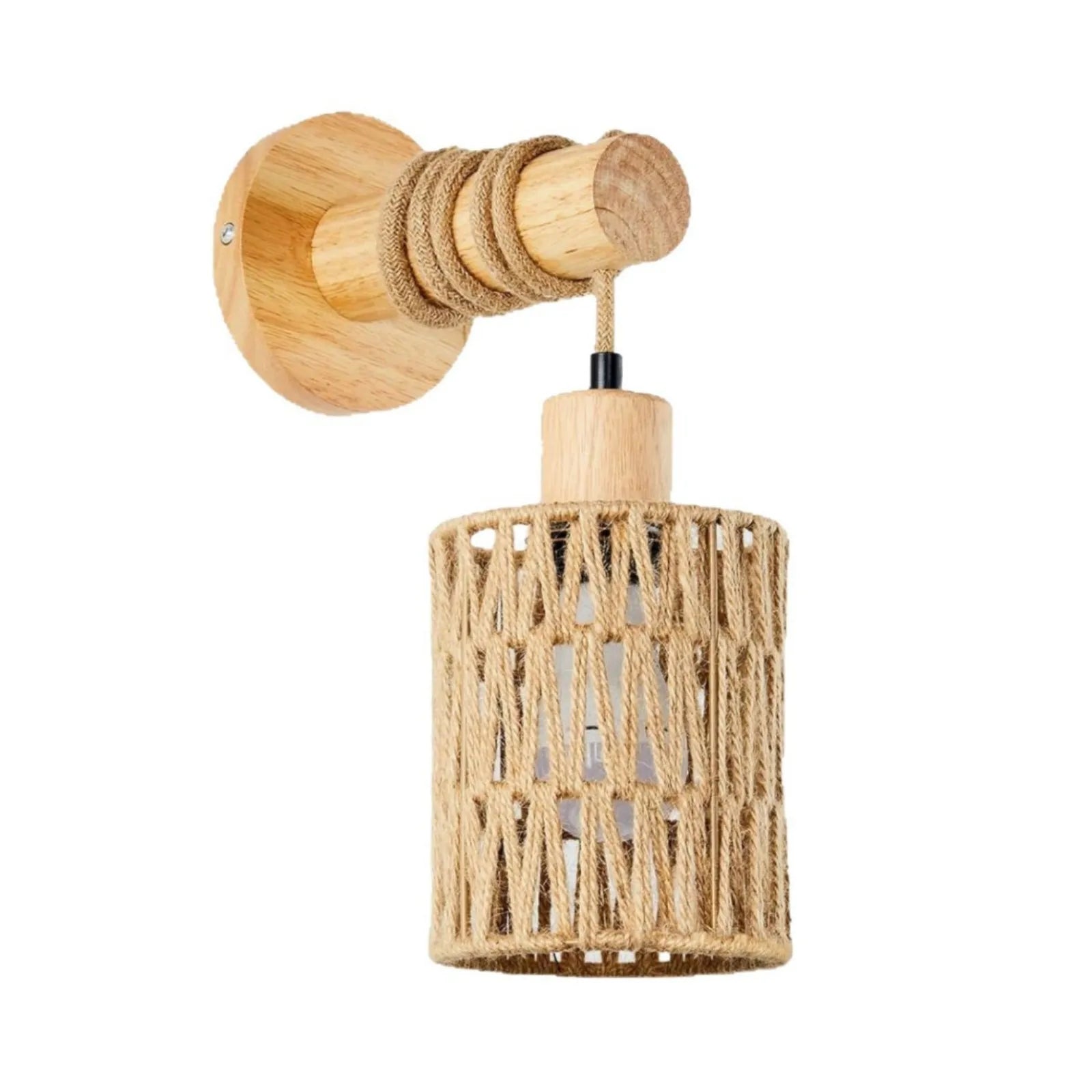 Applique murale osier corde en jute