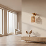 Applique murale osier - Vignette | VAM - Maison Lumière