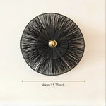 Applique murale paille - Vignette | VAM - Maison Lumière