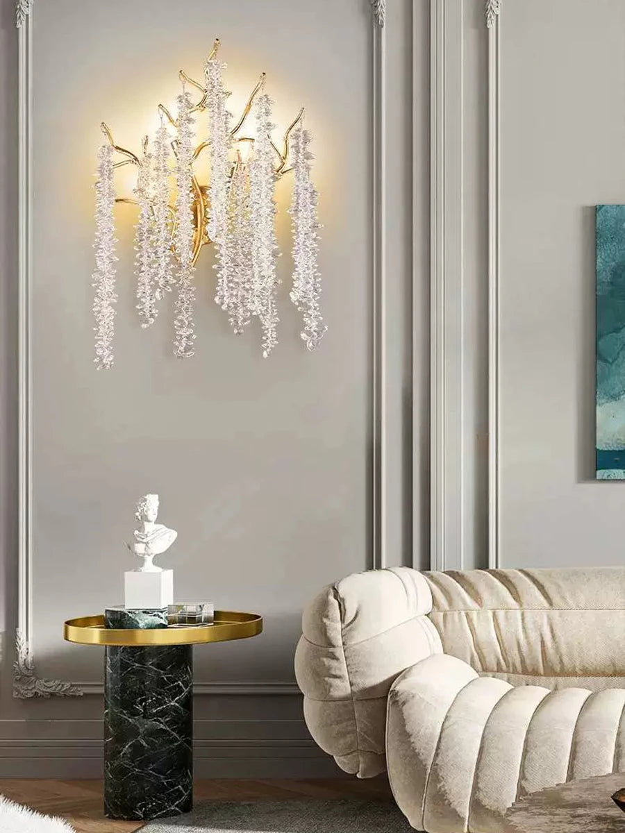 Applique murale pampille